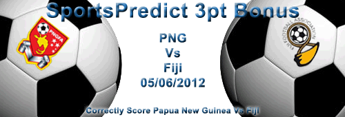 Papua New Guinea Vs Fiji SportsPredict 3pt Bonus Match - Click to Enlarge